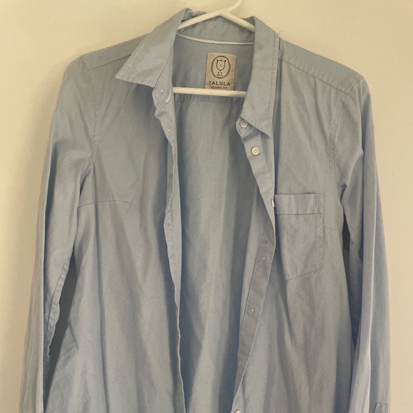Talula light blue button down - Picture 1 of 3